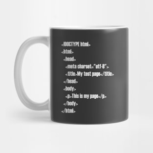 HTML Mug